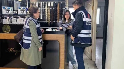 Zonguldak Defterdarlığı Denetim Ekipleri, hafta sonu il genelindeki kuaför ve
