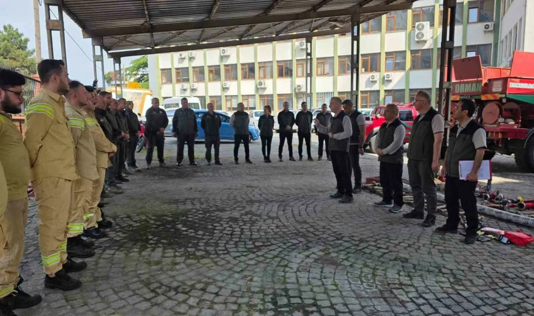 Zonguldak Orman Bölge Müdürlüğü tarafından orman yangınlarına karşı hazırlık kapsamında