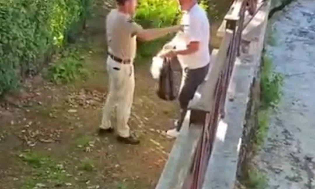 Bolu’nun Göynük ilçesinde yer alan Akşemseddin Hazretleri Türbesi’nin bahçesinde alkol