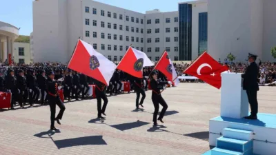 Ankara’da Akyurt Polis Meslek Yüksekokulu’nun 32. dönem mezuniyet töreni, protokol