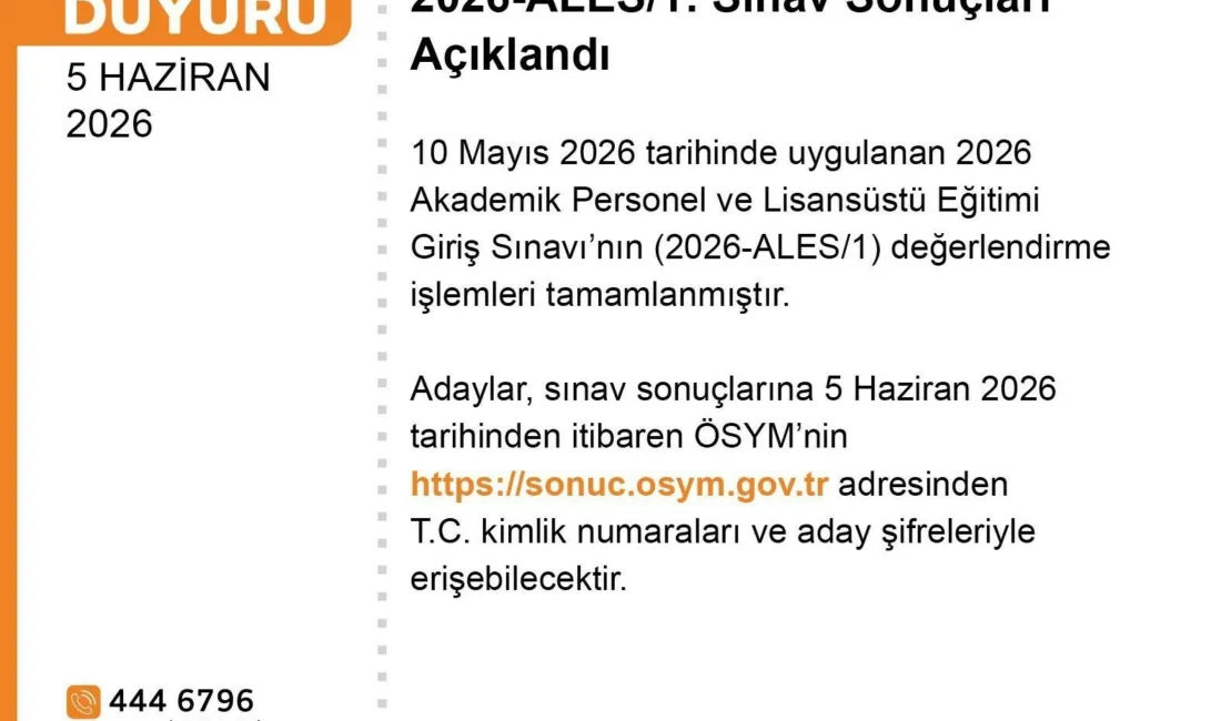 Ölçme, Seçme ve Yerleştirme Merkezi (ÖSYM), Akademik Personel ve Lisansüstü