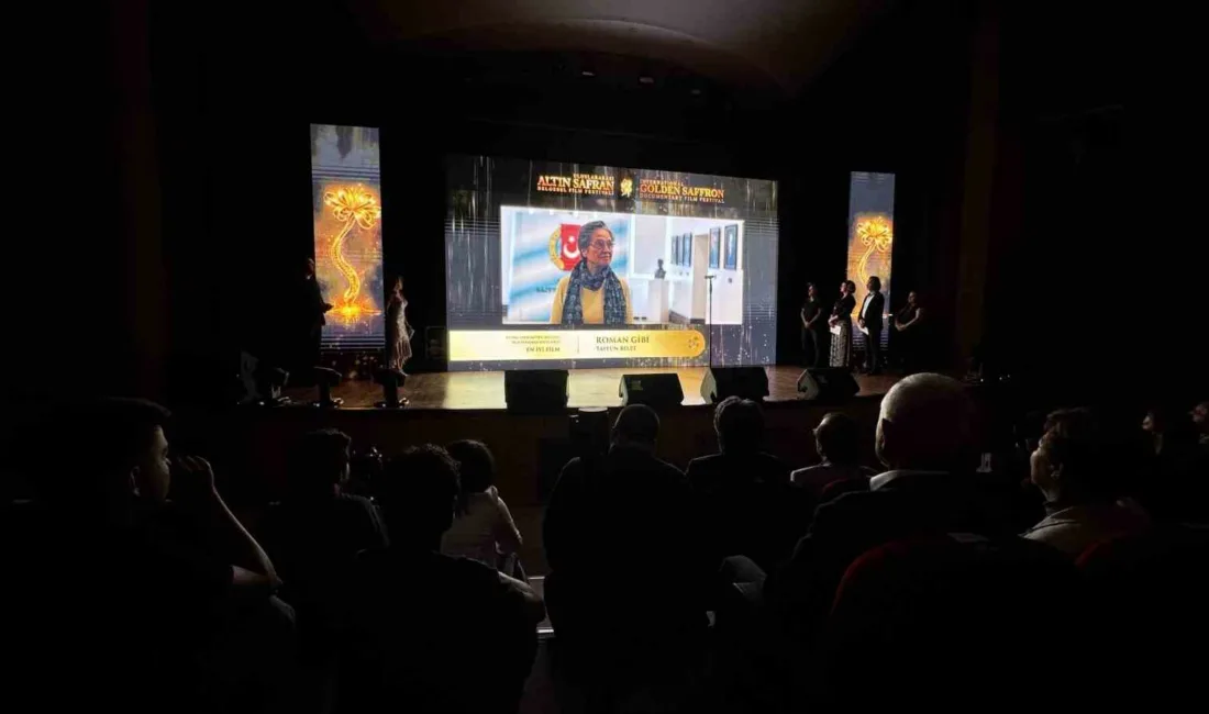 Karabük’ün Safranbolu ilçesinde düzenlenen Uluslararası Altın Safran Belgesel Film Festivali’nde,