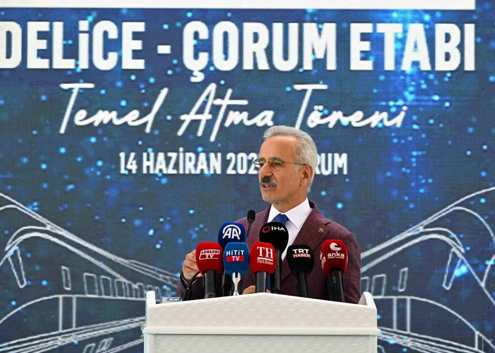 Ulaştırma ve Altyapı Bakanı Abdulkadir Uraloğlu, Ankara-Kırıkkale-Çorum-Samsun Hızlı Tren Hattı’nda