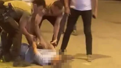 Ankara’nın Yenimahalle ilçesinde sallama bıçakla bir kişiyi kovalayan ve ardından