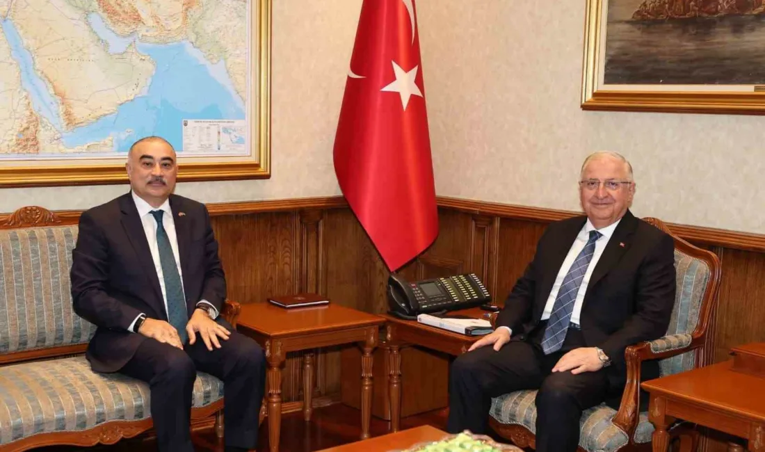 Milli Savunma Bakanı Yaşar Güler, Azerbaycan’ın Ankara Büyükelçisi Reşad Memmedov’u