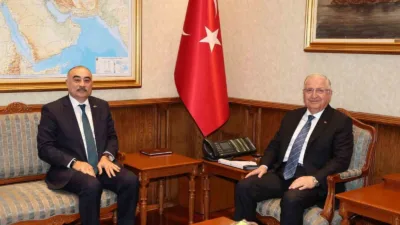 Milli Savunma Bakanı Yaşar Güler, Azerbaycan’ın Ankara Büyükelçisi Reşad Memmedov’u