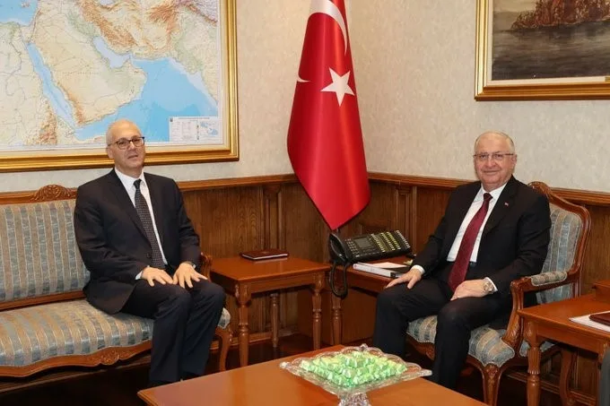 Milli Savunma Bakanı Yaşar Güler, Mısır Büyükelçisi Wael İbrahim Ali
