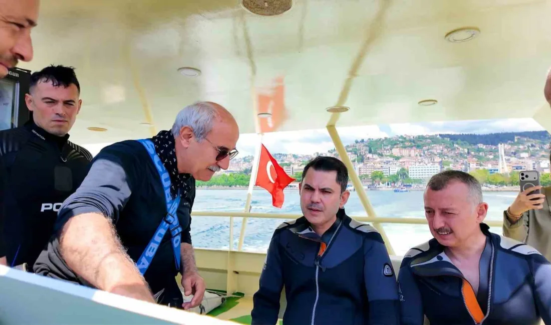 Çevre, Şehircilik ve İklim Değişikliği Bakanı Murat Kurum, dip çamuru