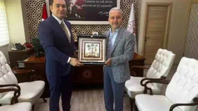 DÜZCE(İHA) –Mersin Cumhuriyet Başsavcılığına atanan Başsavcı Yasin Emre, veda ziyaretleri