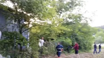 Bolu’nun Mudurnu ilçesinde 2 katlı bir evin çatı katında çıkan
