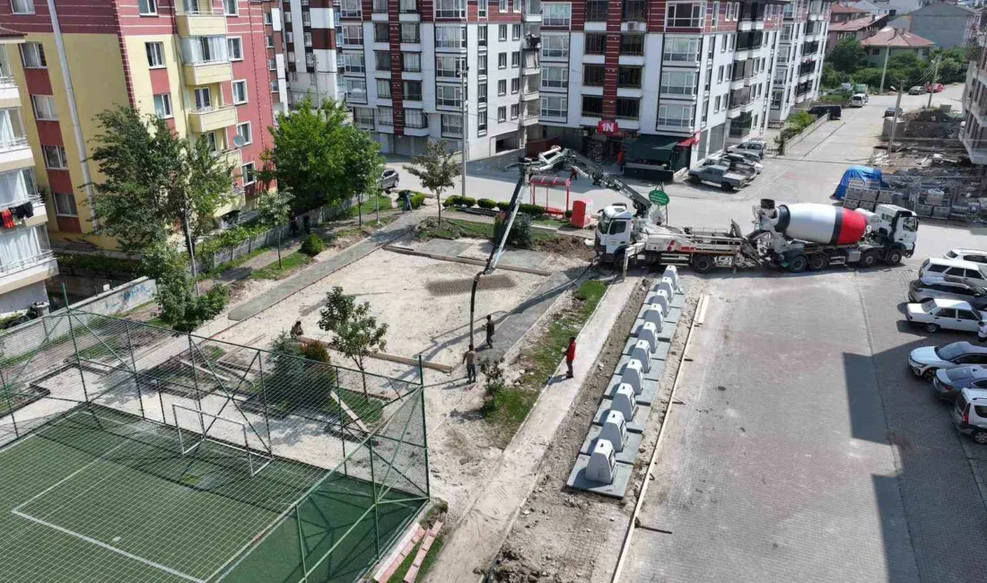 Bolu Belediyesi, Sağlık Mahallesi’nde bulunan Şehit Ziya Sarpkaya Parkı’nda kapsamlı