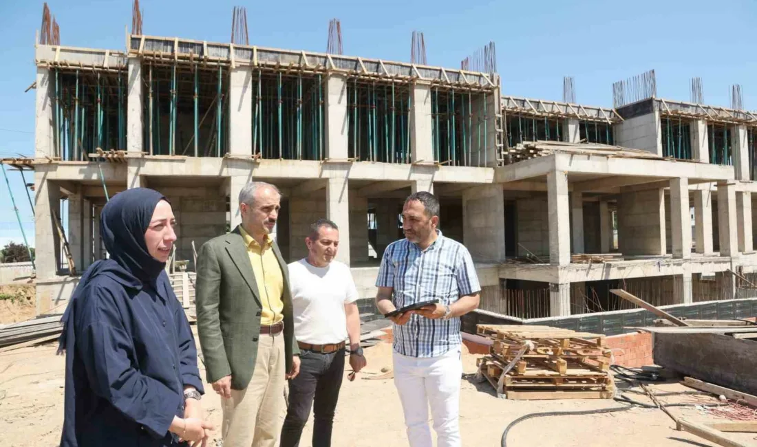 Çayırova’da yapımı devam eden Doğa Madencilik Mesleki ve Teknik Anadolu