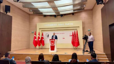 Cumhuriyet Halk Partisi (CHP) Parti Sözcüsü Müslim Sarı, “Önümüzdeki sürece