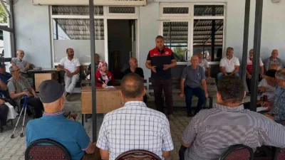 DÜZCE(İHA) – Düzce’nin Kaynaşlı ilçesinde üreticilerle bir araya gelen İlçe
