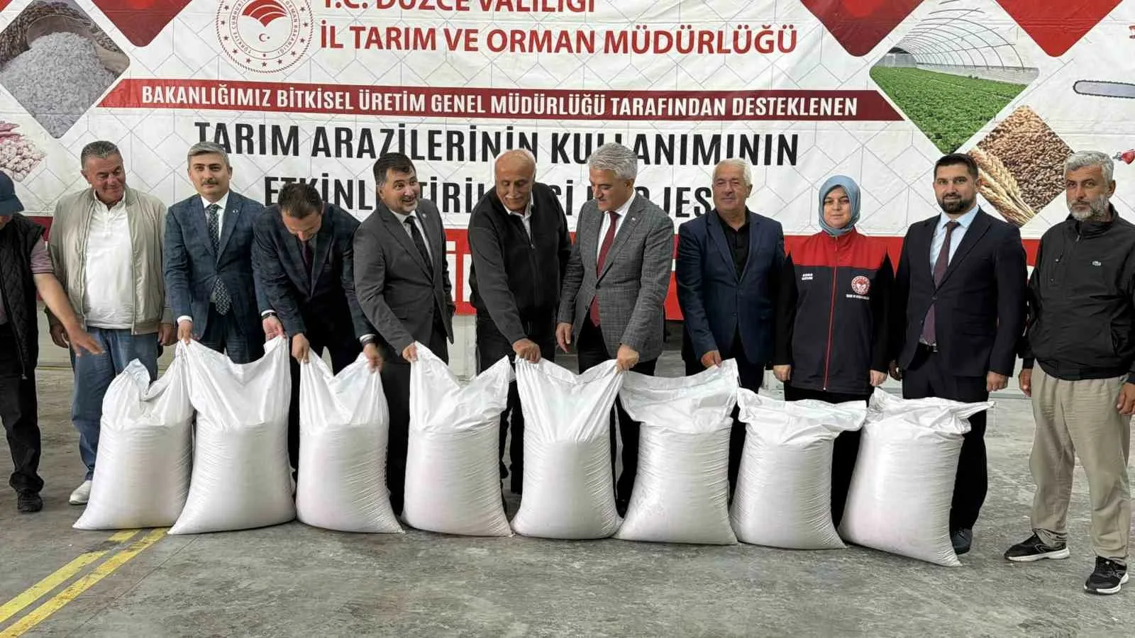 Düzce’de Tarım ve Orman Bakanlığı’nın desteğiyle yürütülen proje kapsamında, coğrafi