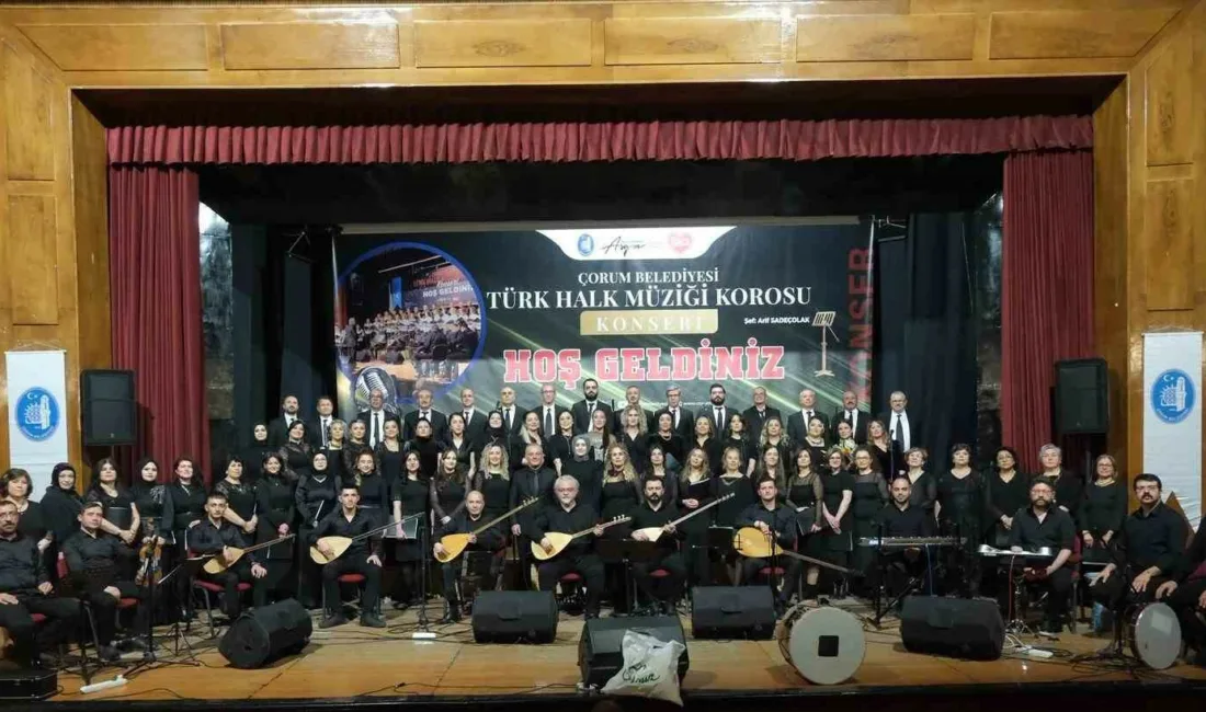 Çorum Belediyesi, kültür ve sanat etkinlikleri kapsamında “yaza merhaba” konseri