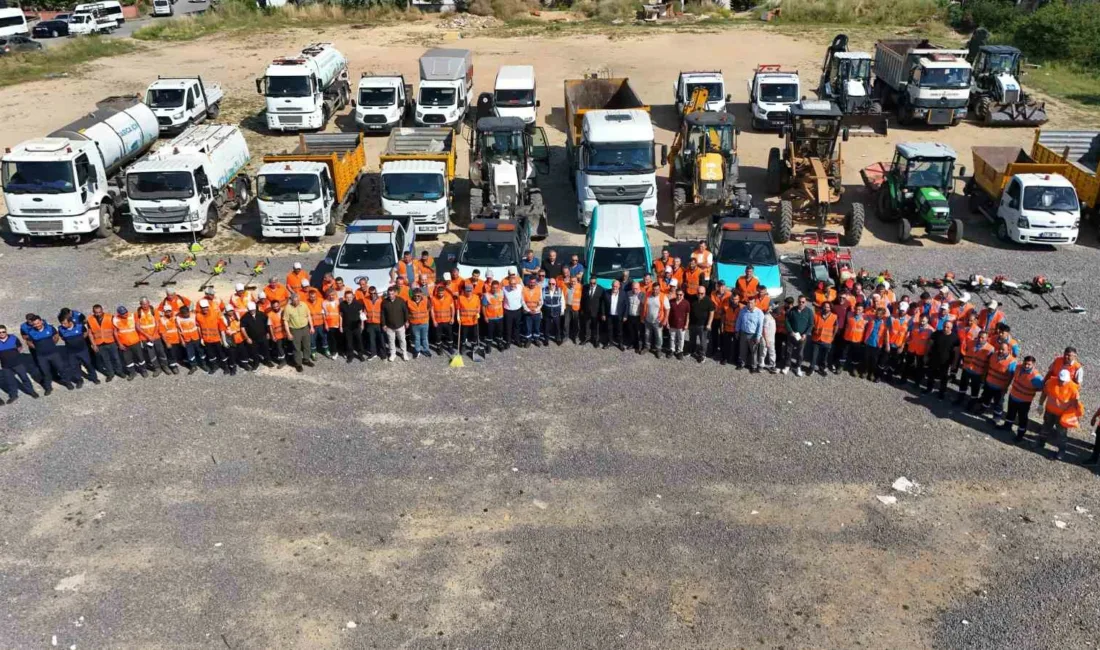 Darıca Belediyesi, yaz mevsiminin gelmesiyle birlikte ilçe genelinde 100 personel