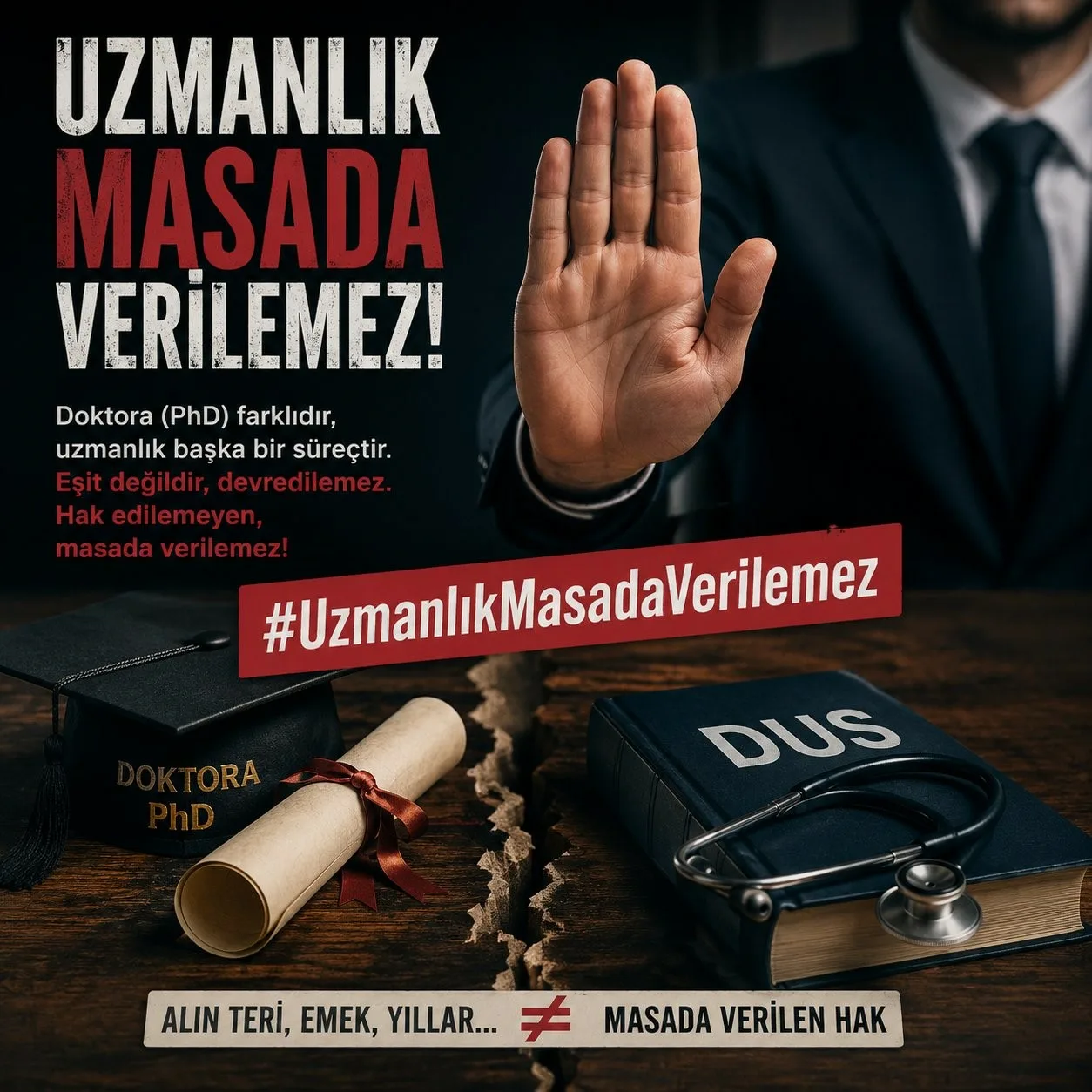Diş Hekimliğinde Uzmanlık Eğitimi Giriş Sınavı (DUS) sonrasında sosyal medyada