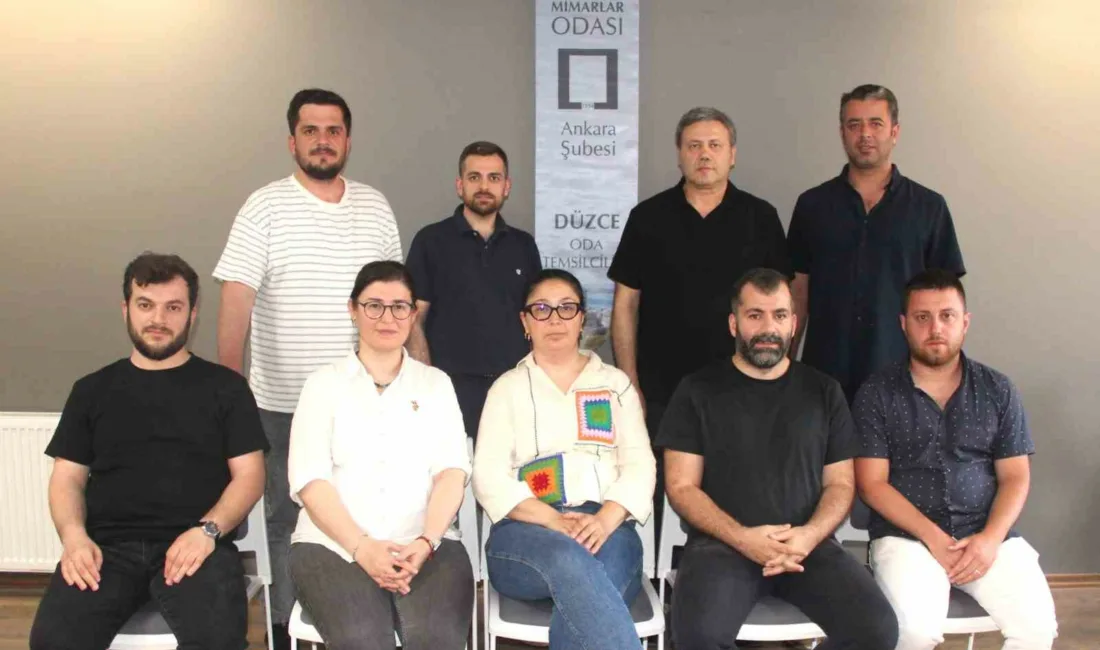 DÜZCE(İHA) – TMMOB Mimarlar Odası Ankara Şubesi Düzce Temsilciliği’nin yapılan
