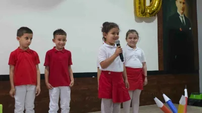 DÜZCE (İHA) – Düzce’de birinci sınıf öğrencileri, okuma ve yazma