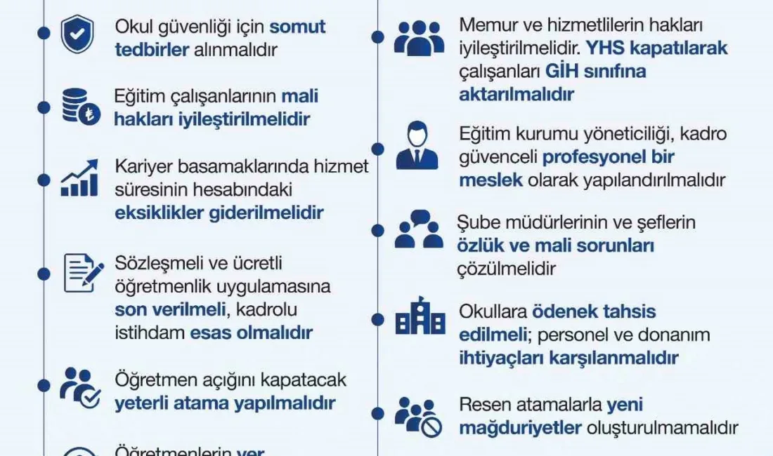 Eğitimciler Birliği Sendikası (EğitimBir-Sen), 2025-2026 eğitim-öğretim yılının sona ermesi dolayısıyla