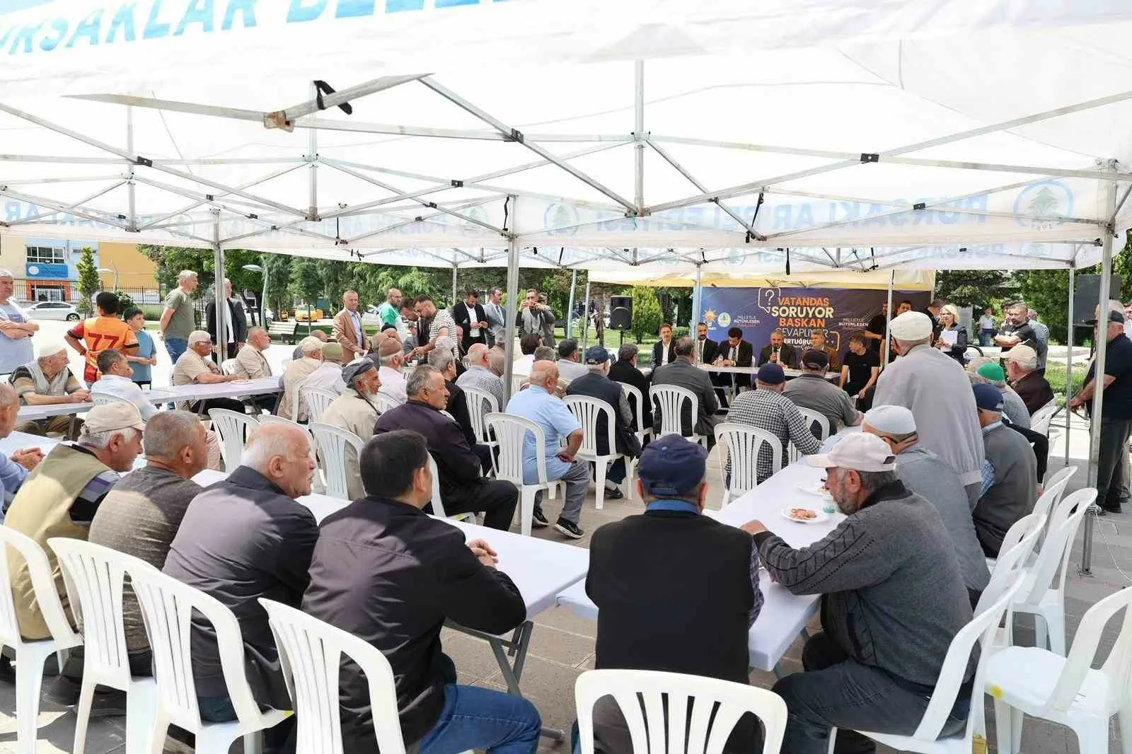 Pursaklar Belediye Başkanı Ertuğrul Çetin, “Vatandaş Soruyor Başkan Cevaplıyor” programları