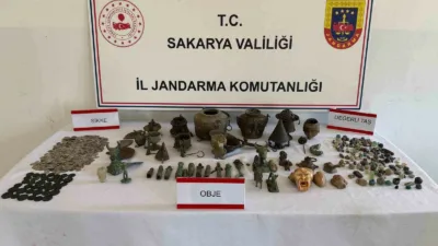 Sakarya’nın Geyve ilçesinde jandarma ekiplerince düzenlenen “Anadolu Mirası” operasyonunda, bir