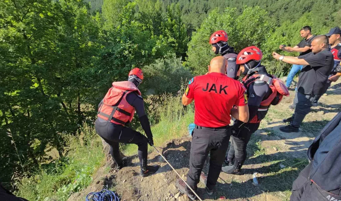 Karabük’te Filyos Çayı’na düşerek akıntıya kapılarak kaybolan CHP Karabük İl