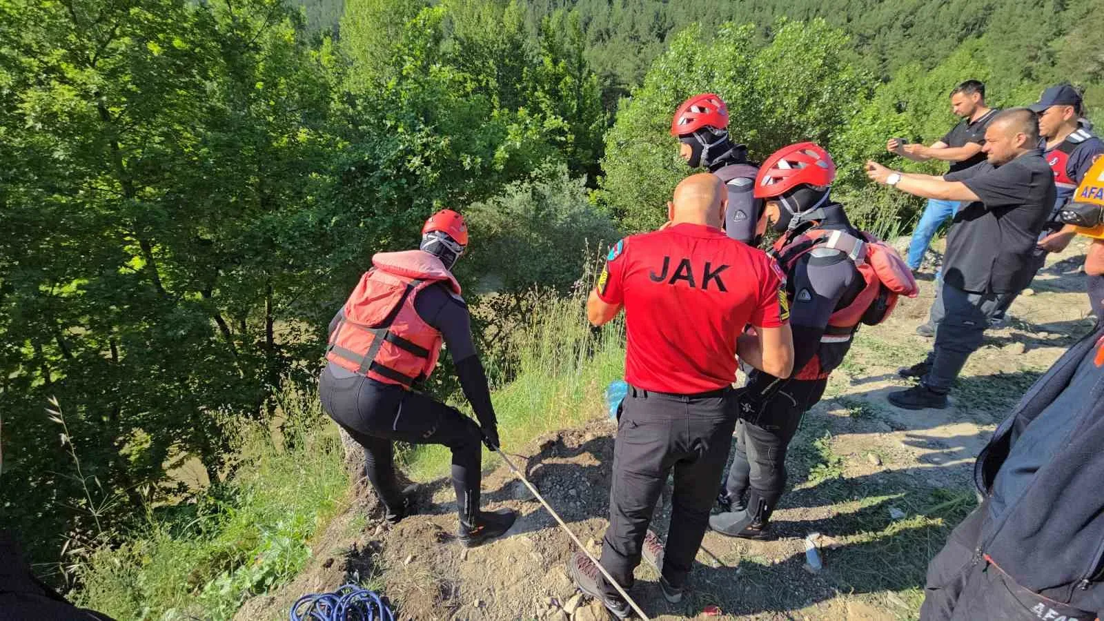 Karabük’te Filyos Çayı’na düşerek akıntıya kapılarak kaybolan CHP Karabük İl