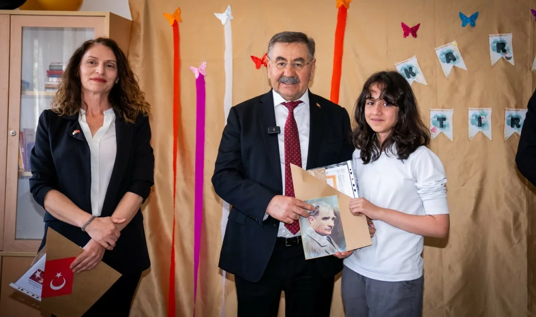 Gölbaşı Belediye Başkanı Yakup Odabaşı, İncek TEK İlkokulu ve Ortaokulu’nda
