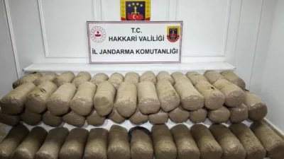 İçişleri Bakanlığı, Hakkari’de uyuşturucu madde imalatçılarına yönelik düzenlenen operasyonda 503