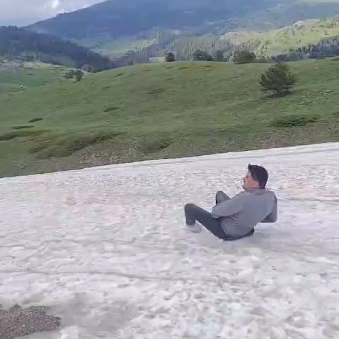 Bolu’da haziran ayının ortasında 2 bin 400 rakımlı Köroğlu Dağları’nın