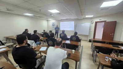 Kocaeli itfaiyesi personeli, patlayıcı ortam risklerine karşı farkındalığı artırmak amacıyla