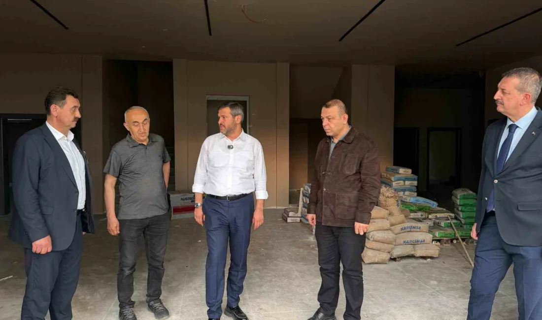 Karabük Belediyesi ile hayırsever Yücel Özçelik iş birliğinde yapımı sürdürülen