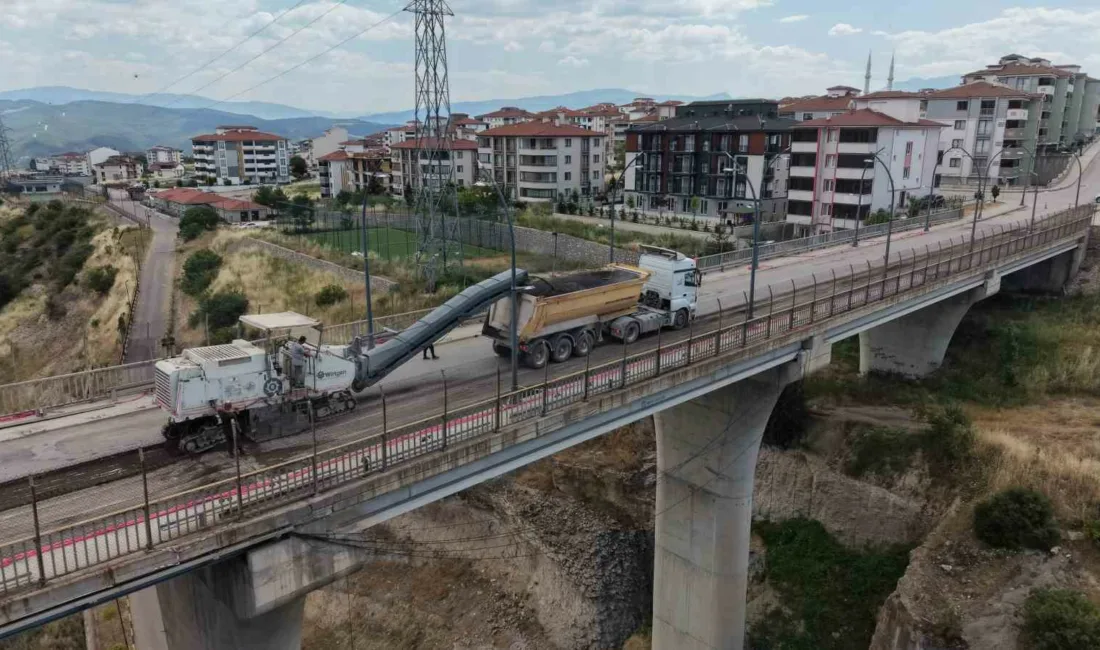Karabük Belediyesi, Kanyon Köprü’de başlattığı bakım ve onarım çalışmaları kapsamında
