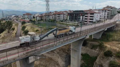Karabük Belediyesi, Kanyon Köprü’de başlattığı bakım ve onarım çalışmaları kapsamında