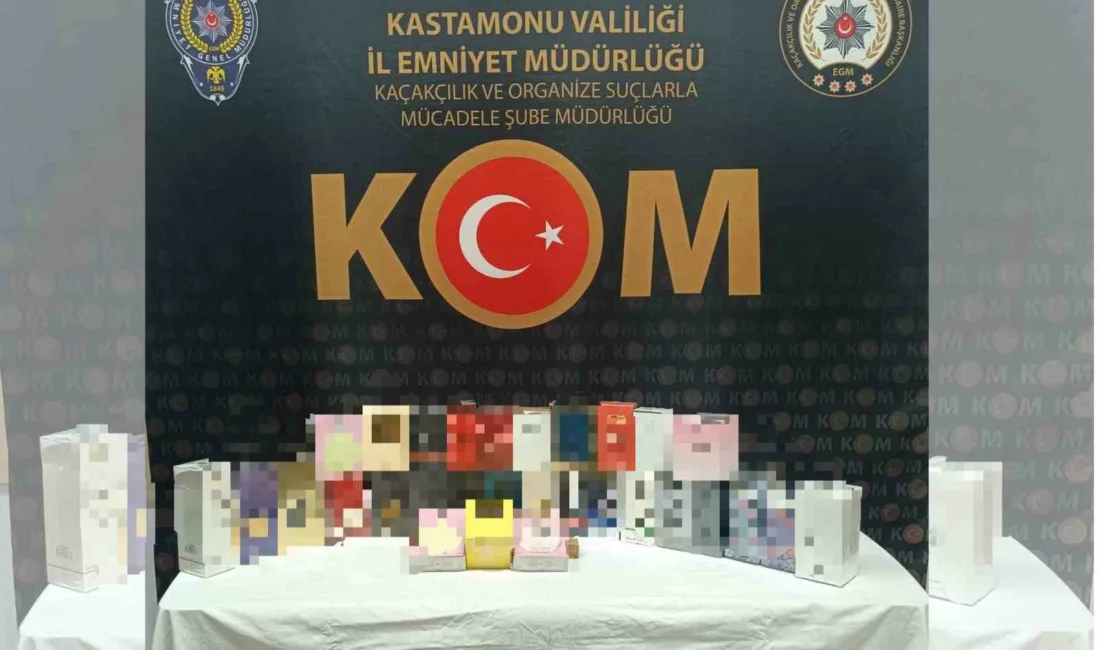 Kastamonu’da polis ekiplerince gerçekleştirilen kaçakçılık operasyonunda 7 adet gümrük kaçağı