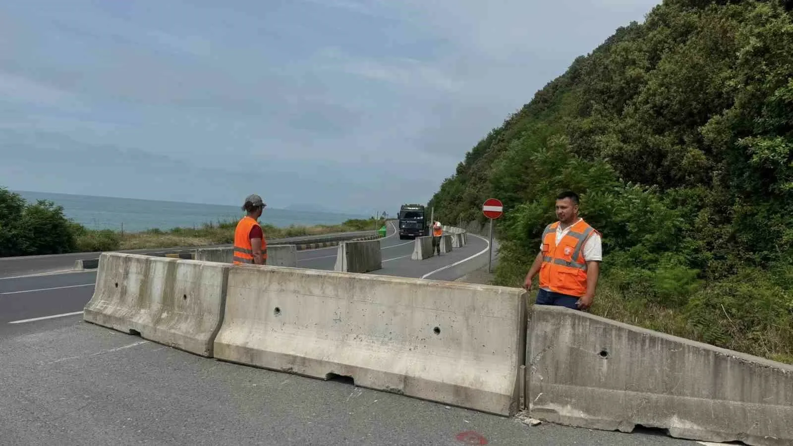 Zonguldak’ın Alaplı ilçesinde sık sık trafik kazalarıyla gündeme gelen ve