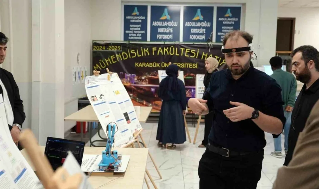 Karabük Üniversitesi’nde (KBÜ) düzenlenen Bitirme Projeleri Sergisi’nde, Biyomedikal Mühendisliği öğrencilerinin