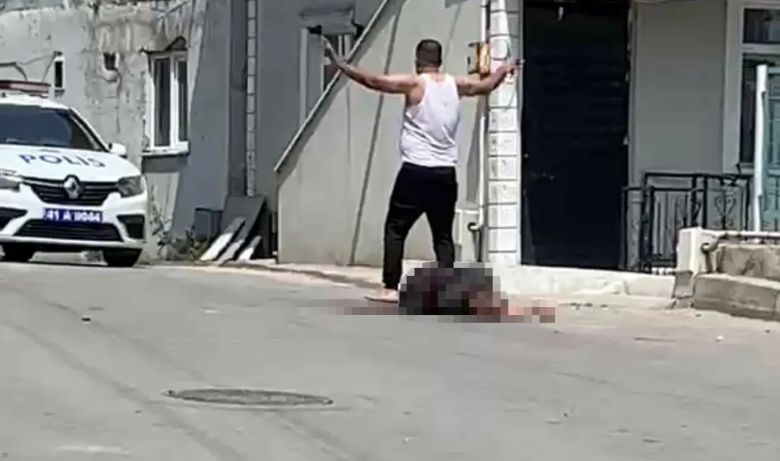 Kocaeli’de 5 çocuk annesi kadın, tartıştığı kocası tarafından sokak ortasında