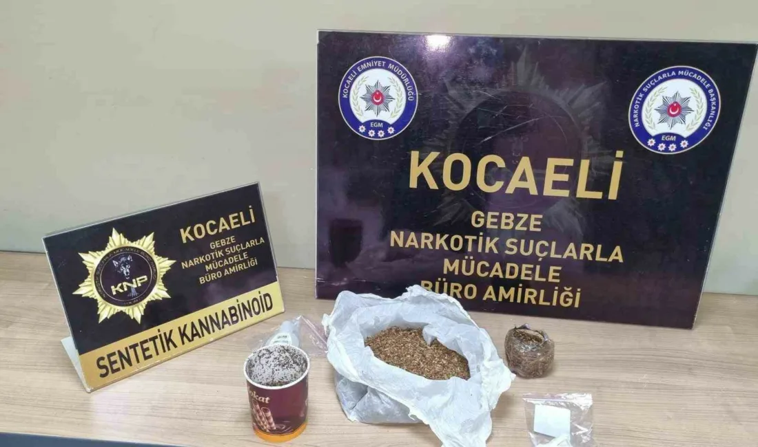 Kocaeli genelinde düzenlenen uyuşturucu operasyonlarında sentetik kannabinoid, metamfetamin ve ecstasy