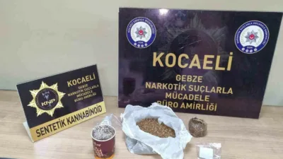 Kocaeli genelinde düzenlenen uyuşturucu operasyonlarında sentetik kannabinoid, metamfetamin ve ecstasy