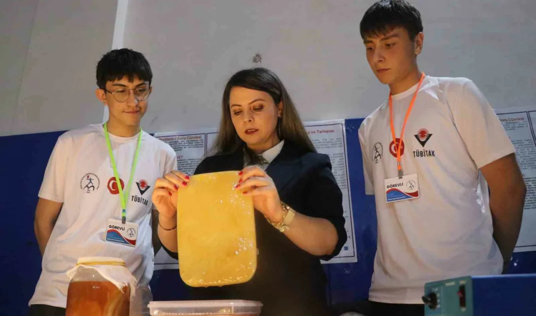 Bolu’da meslek lisesi öğrencileri, kombucha mantarından yüzde 100 biyobozunur özellik