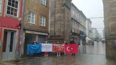 Kocaeli’de meslek lisesi öğrencileri, Erasmus projesi kapsamında Avrupa’da staj yaparak