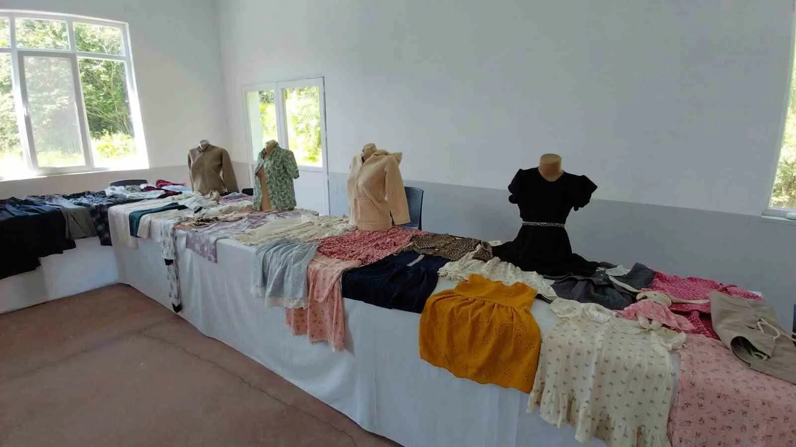Bolu’nun Mudurnu ilçesine bağlı Alpagut köyünde, Halk Eğitimi Merkezince açılan