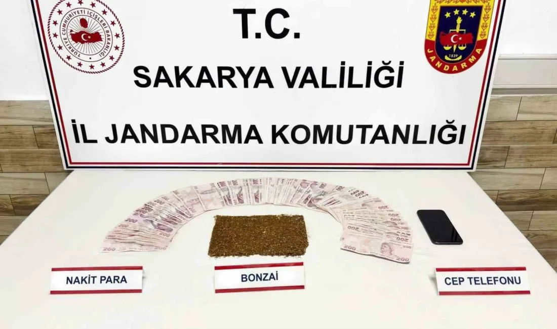 Sakarya’da jandarma ekiplerince uyuşturucu madde satıcılarına yönelik 3 ilçede düzenlenen
