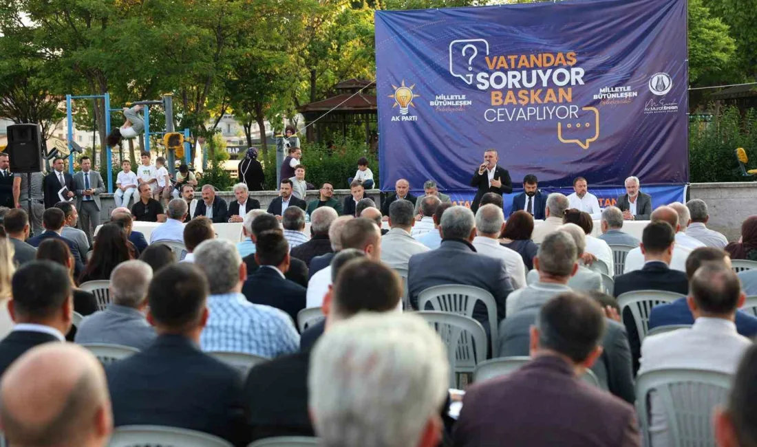 Sincan Belediye Başkanı Murat Ercan, “Vatandaş Soruyor, Başkan Cevaplıyor” etkinliğinde