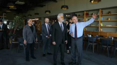 Düzce Belediye Başkanı Dr. Faruk Özlü, Devlet Tiyatroları Genel Müdürü