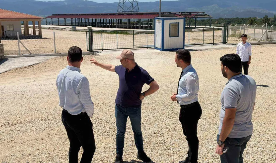Tosya Belediye Başkanı Volkan Kavakligil, çevre yolu projesi kapsamında sahada