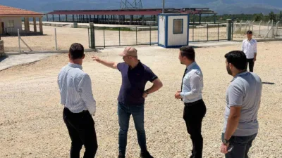Tosya Belediye Başkanı Volkan Kavakligil, çevre yolu projesi kapsamında sahada
